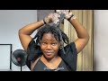 Relaxing my 4c Natural Hair After 5 Years - How to Relax Your Hair At Home - No Burn!