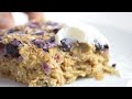 Healthy Baked Oatmeal You Can Make Ahead (REHEATS SO WELL!)