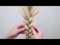 How to Braid Hair For Complete Beginners - Learning the basics! 3 Strand Braid Step by Step!
