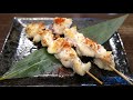 Japanese Street Food - CUTTLEFISH Ink Pasta Kebab Okinawa Japan