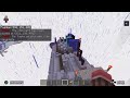 Minecraft Movecraft Battle: a few people vs Spatime in a carrier