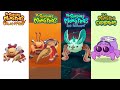 My Singing Monsters, Monster Explorers, Fanmade, Play Your Part, MPG | Redesign Comparisons