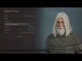 Dragon's Dogma 2 Gandalf the White sliders.