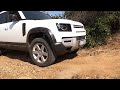 New Defender mishap on the trail part 2   HD 1080p