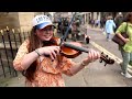 The Power Of Love - Huey Lewis and the News - Violin Cover by Holly May Violin (Street Performance)