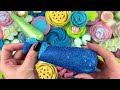 FOAM&GLITTER&STARCH★ASMR SOAP★Compilation set★Crushing soap★Cutting soap cubes★