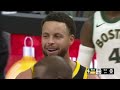 STEPH MOCKS CELTICS & PRETENDS TO OPEN CHAMPAGNE AFTER CLUTCH DAGGER! IMPOSSIBLE THREE!