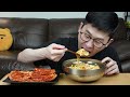 ASMR MUKBANGㅣSpicy Oyster Tofu Ramen & KimchiㅣEATING SHOW