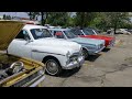 Awesome Mopar Plymouth club gathering and show outside our hotel.