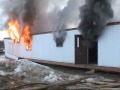 First six minutes of a trailer home fire