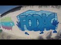 Graffiti de Letras feito com rolinho e spray, jogo rápido com os amigos.