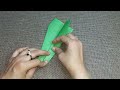 How to make an easy paper airplane that flies far ✈️ | Paper airplane tutorial | Paper airplane