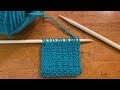 Linen Stitch Knitting Pattern