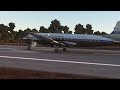 TAA DC6 landing at Prosperpine