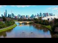 Melbourne 4K ULTRA HD - Scenic Relaxation Film With Relaxing Piano Music - City Scapes 4K