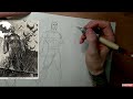 Learning From Jim Lee! Live Drawing Practice! *Draw Along*