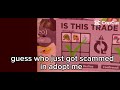 Scammed #roblox