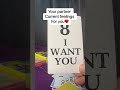 Your partner current feelings tarot cards
