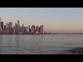 Downtown Manhattan from Jersey city waterfront