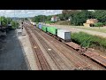 Short NS piggyback flying through East Conway (25/7/2022)