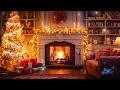 Cozy Christmas Music With Fireplace 🎄 Relaxing Christmas Classic Music 🔥 