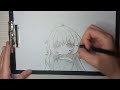 drawing kawaii anime girl | tutorial step by step for beginners | anime sketch