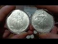 Silver Coin Pickups Barber half's, silver eagles, Merc dimes, Franklin s #silver #coin #subscribe