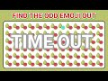 Find The Odd Emoji Out | Fruit Edition | Easy, Midium, Hard | Emoji Puzzle Quiz 258