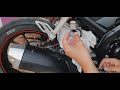 Cara Mengobati Masuk Angin / Ngelos Pada Rem Belakang Motor - Yamaha R15 V3 @dimasw.irawan2670
