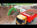 simulasi mobil truk remot,rc excavator,mobil pasir