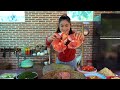 Cooking with Sreypov: '' Big river fish I cooking with my local style - 2 recipes with big fish