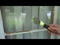 Easiest way to remove window glazing