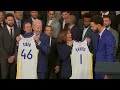 2022 NBA Champions Golden State Warriors Visit The White House