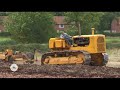 Massive 1958 Caterpillar D9D 18A ploughing with 17-furrow conventional plough | Steel Tracks at Work