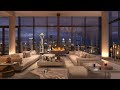 Cozy Luxury Apartment Ambience & Soft Piano Jazz Music for Chill, Sleep - Relaxing Ballad Jazz Music