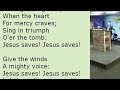 Jesus Saves Hymn with Lyrics - Congregational Singing
