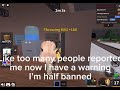 The name of the person who wanted to report me was the elite person