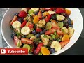How to make fruit chaat recipe indian style