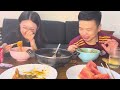 Korean spicy noodles 3X challenge