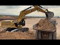 Brand New Caterpillar 395 Hydraulic Excavator Loading Caterpillar 777 Dumpers - Sotiriadis Mining 4k