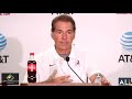 Nick Saban's heated press conference after 62-10 win over New Mexico State