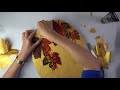 Go BEYOND Acrylic Pouring with Leaves + Satisfying Techniques | AB Creative Tutorial