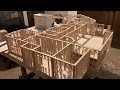 Popsicle stick house construction | video 11