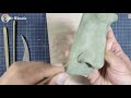 Sculpting nose in clay - human body parts modeling with few easy techniques ( for beginners )
