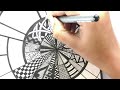 Zentangle art || Zentangle patterns || Zen-doodle || Doodle patterns