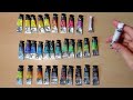 Grand FINALE of pouring a palette full of Sennelier watercolor paints (part 4)