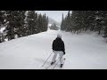 3rd run at Loveland Ski Resort