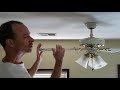 How to fix (balance) a wobbly ceiling fan - NO TOOLS NEEDED!