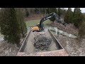 Deep Trouble: Excavator Struggles To Finish Job we may need some  Floats!