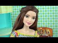 Barbie Little Mermaid Ariel Wedding Morning Routine - Rapunzel Hair Salon